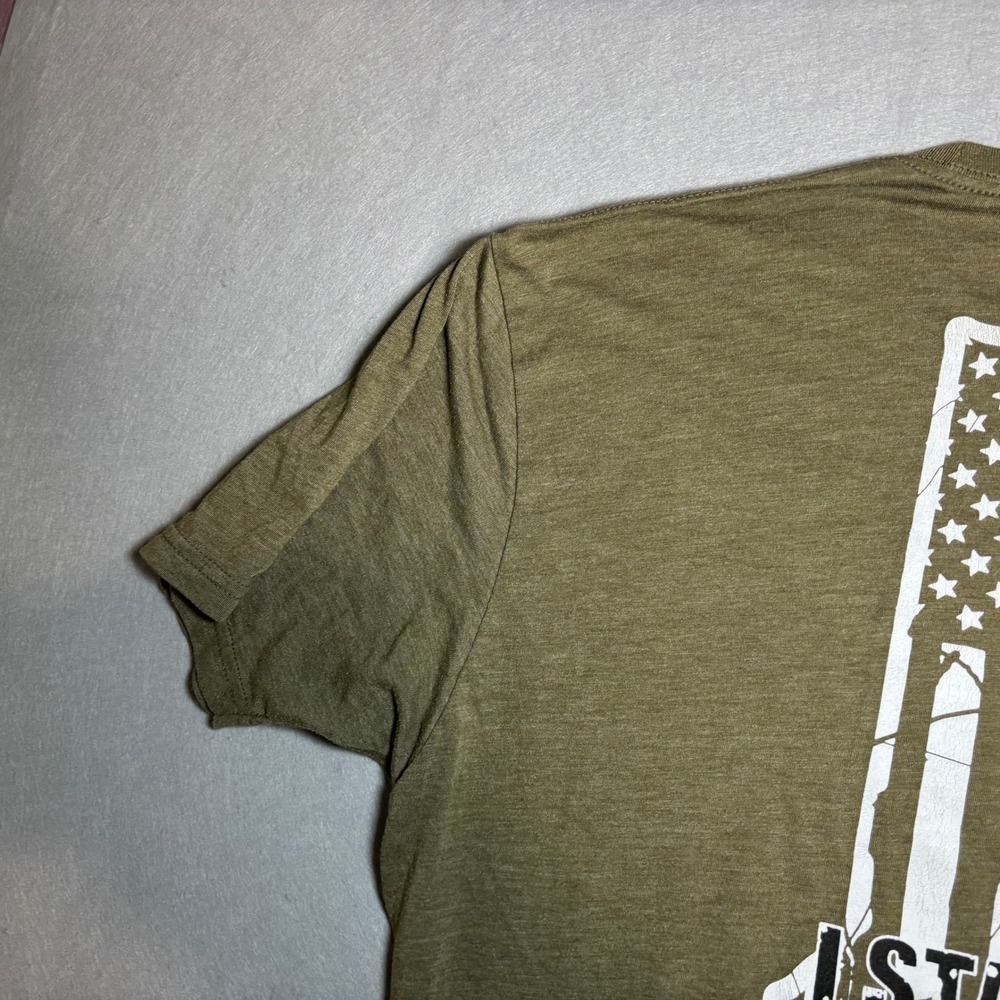 Next Level Folds of Honor Indiana Tri-Blend T-Shirt Men's XL Olive - Picture 16 of 16